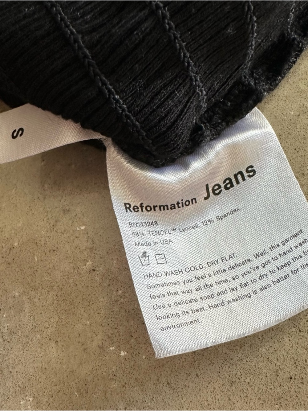 Reformation Sable Smocked Long-Sleeve Top - Picture 5 of 5